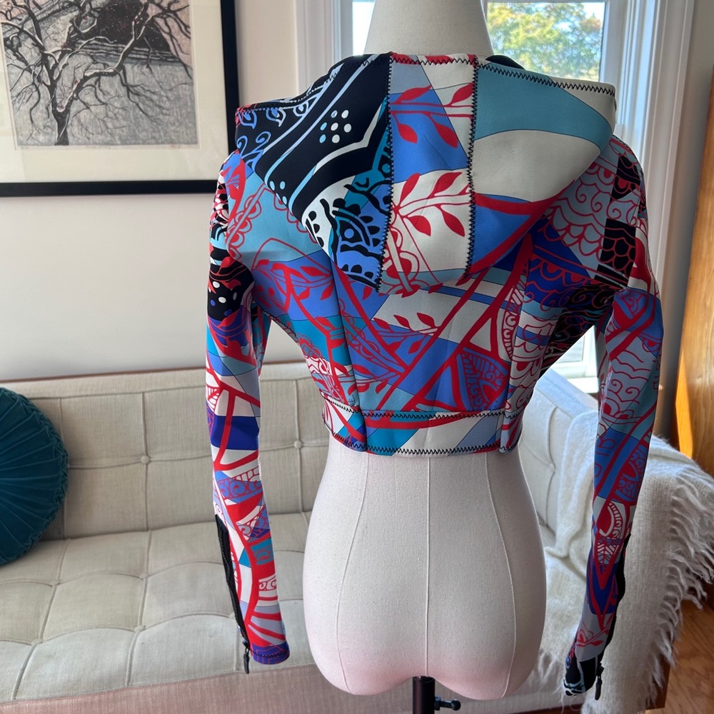 Emilio Pucci Neoprene Hooded Top - Picture 5 of 15